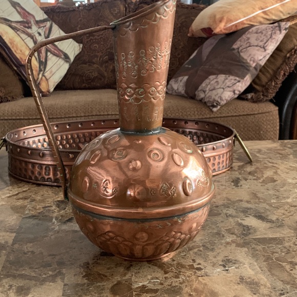 Vintage all Copper water carafe - Picture 2 of 5